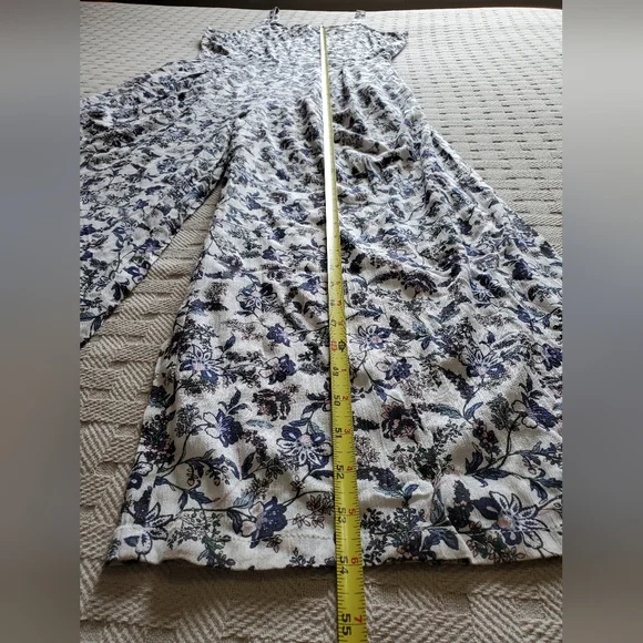 NWT Jumpsuit Amerie Floral Sleeveless Scoop Neck Crepe Wide Leg - Picture 3 of 16